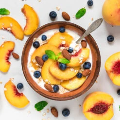 June Gold Peach Tree -Lanscapes Store June Gold peaches 3